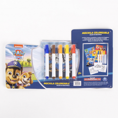 Ghiozdan de colorat Paw Patrol 38x31x3 cm [2]