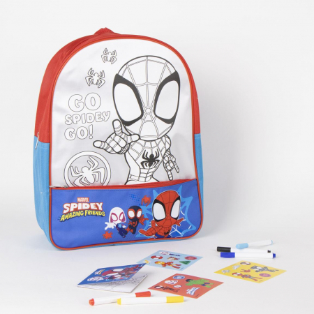 Ghiozdan de colorat Spiderman 38x31x3 cm [3]