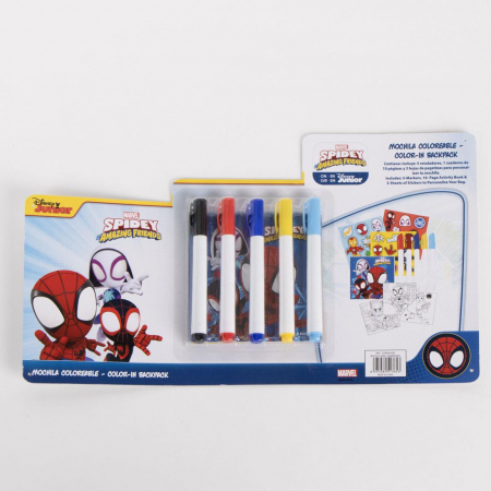 Ghiozdan de colorat Spiderman 38x31x3 cm [2]