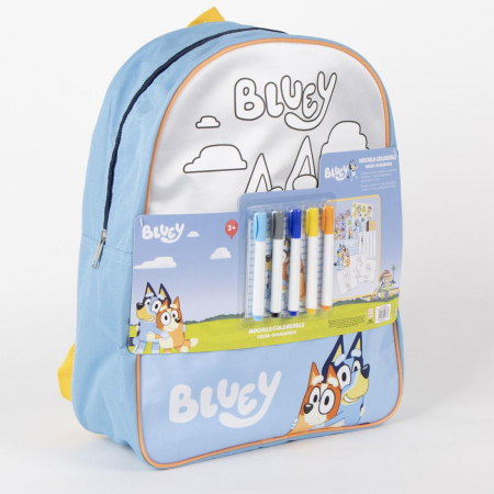 Ghiozdan de colorat Bluey 38x31x3 cm [5]