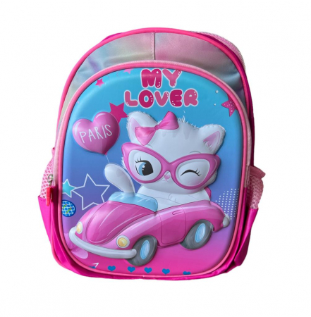 Ghiozdan gradinita 2 compartimente, 3D Kitty My Love, 31x25x10 cm [1]