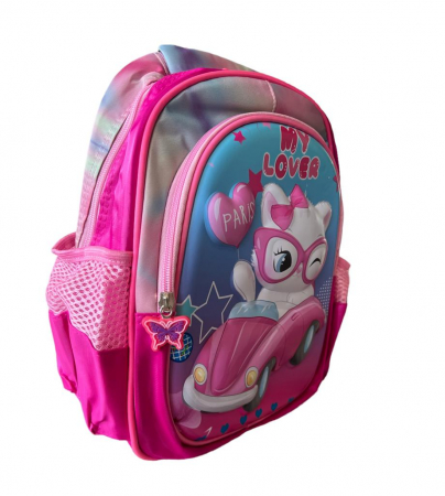 Ghiozdan gradinita 2 compartimente, 3D Kitty My Love, 31x25x10 cm [2]