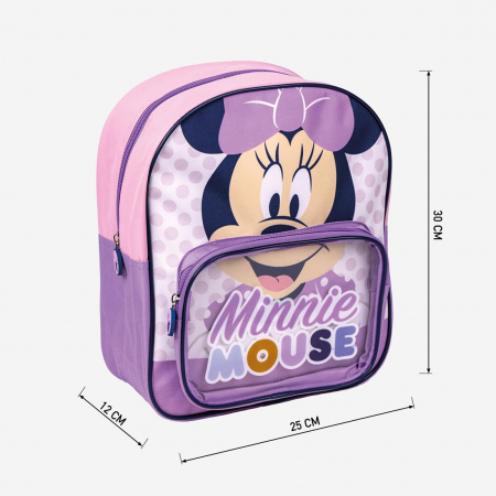 Ghiozdan gradinita 2 compartimente, Minnie Mouse Bow [2]