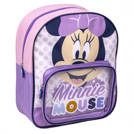 Totul pentru scoala - Ghiozdan gradinita 2 compartimente, Minnie Mouse Bow
