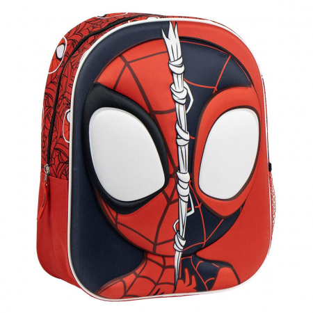 Ghiozdane si genti - Ghiozdan gradinita 3D, 1 compartiment , Spidey  31x25x10 cm