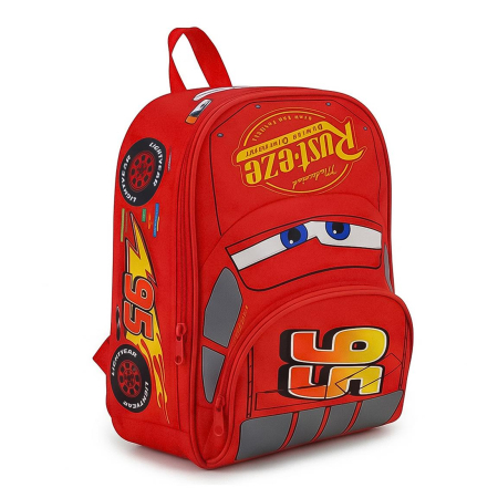 Ghiozdane Scolare - Ghiozdan gradinita 3D Cars Rusteze, 25x30x12 cm