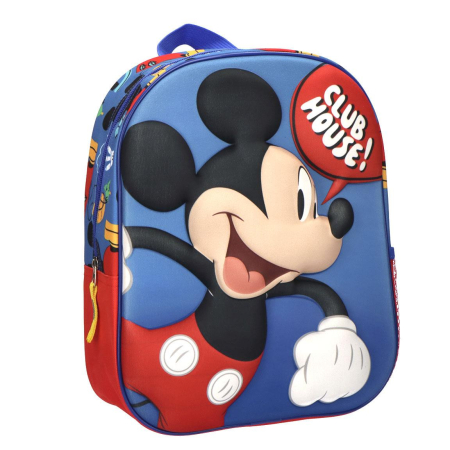Ghiozdane si genti - Ghiozdan grădiniță 3D Mickey Mouse Disney pentru copii