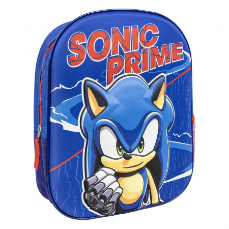 Totul pentru scoala - Ghiozdan gradinita 3D , Sonic Prime 31x25x10 cm
