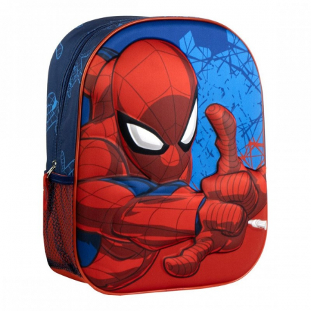Ghiozdane si genti - Ghiozdan gradinita 3D Spiderman, 31x25x10 cm