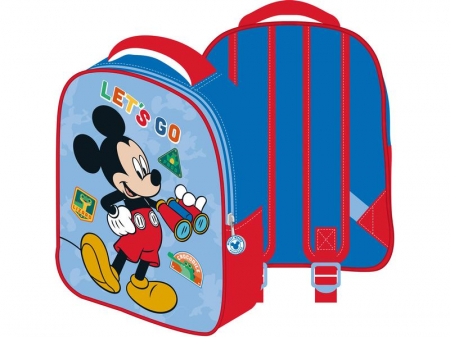 Totul pentru scoala - Ghiozdan gradinita Mickey Mouse, 28x23x9.5 cm