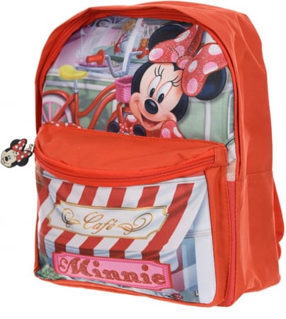 Totul pentru scoala - Ghiozdan gradinita Minnie Mouse rosu 29x24x10 cm