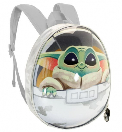 Rechizite si papetarie - Ghiozdan gradinita oval 3D Mandalorian