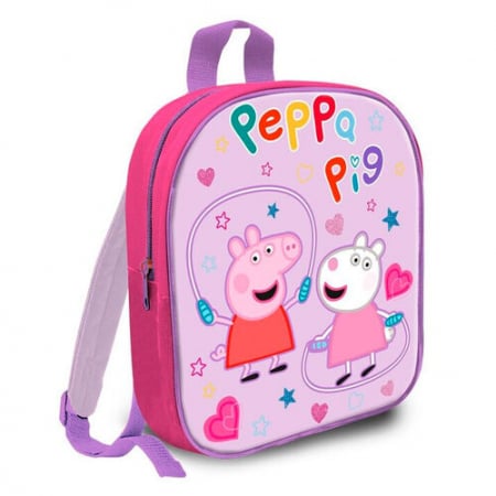 Ghiozdane si genti - Ghiozdan gradinita Peppa Pig Love, 29x24x10 cm