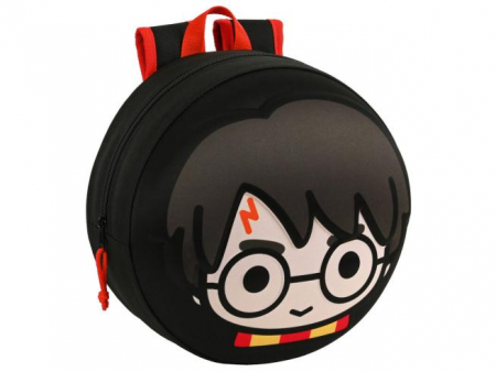 Totul pentru scoala - Ghiozdan gradinita rotund 3D Harry Potter, 31 cm