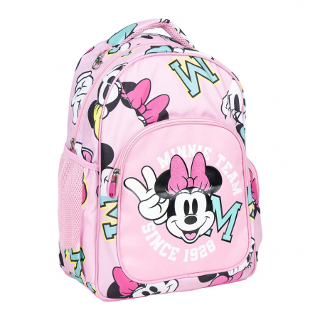 Totul pentru scoala - Ghiozdan scoala Minnie Mouse Team, 42x32x15 cm