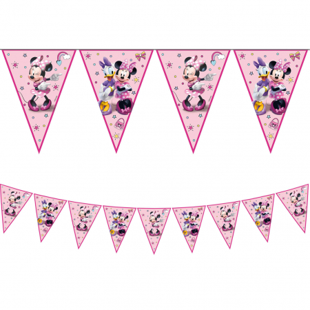 Home&Deco - Ghirlanda cu 9 steaguri Minnie Junior, 230 cm