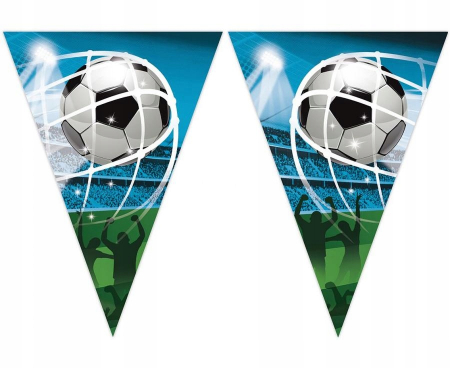 Ghirlanda cu 9 steaguri model Fotbal, 230 cm [1]