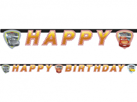 Ghirlanda decor Cars Disney Happy Birthday Sign FS, 200 cm [2]
