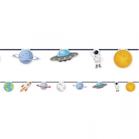 Ghirlanda decor Planete Rocket Space 2.3 metri [1]
