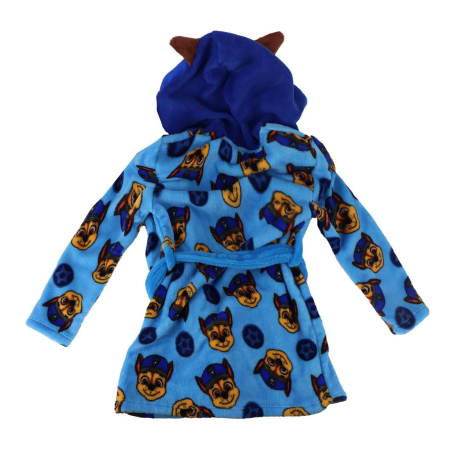 Halat baie coral fleece cu gluga si urechi, Paw Patrol Chase [1]