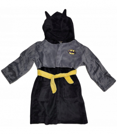 Prosoape si halate de baie copii - Halat baie cu gluga cocolino Batman