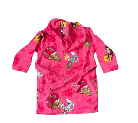Prosoape si halate de baie copii - Halat baie cu gluga prosop Printesele Disney
