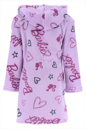 Halat baie cu gluga fleece coral Barbie [1]
