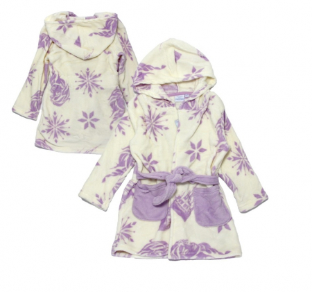 Halat baie cu gluga fleece coral Frozen Disney [1]