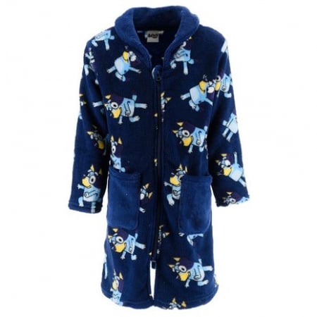 Prosoape si halate de baie copii - Halat baie, coral fleece Bluey