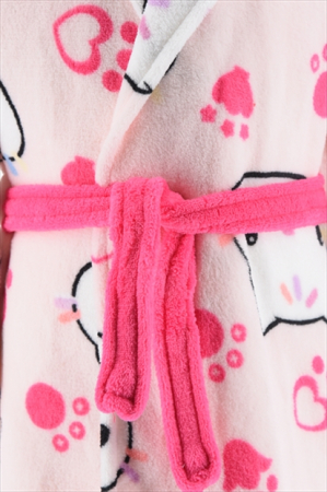 Halat baie cu gluga fleece coral Gabby's Dollhouse Cat [2]