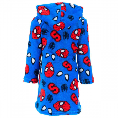 Halat baie cu gluga fleece coral Superheros Spiderman [1]