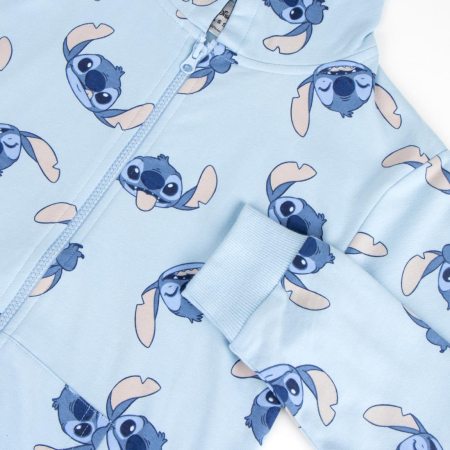 Hanorac cu gluga si fermoar Stitch [2]