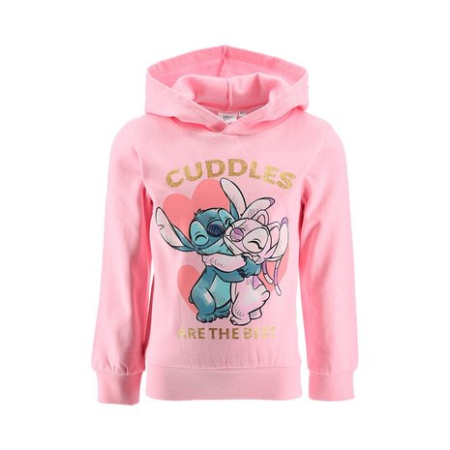 Hanorace copii - Hanorac cu maneca lunga și gluga You are the best Lilo & Stitch