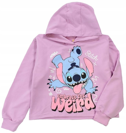 Imbracaminte si incaltaminte copii - Hanorac cu maneca lunga și gluga Weird Lilo & Stitch