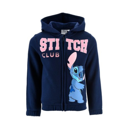Hanorace copii - Hanorac maneca lunga cu fermoar și gluga Lilo & Stitch