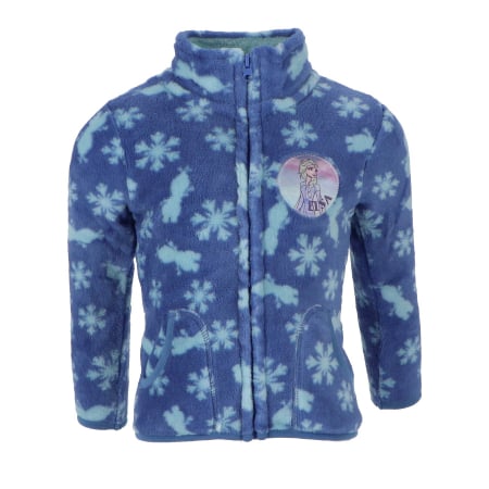 Hanorace copii - Hanorac pufos cu fermoar Frozen Disney