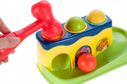 Jucarie Bebe,Ciocanel cu Bile, 5 Piese [2]