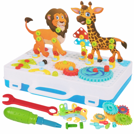 Joc de creatie interactiv Puzzle Mozaic Jungle [1]