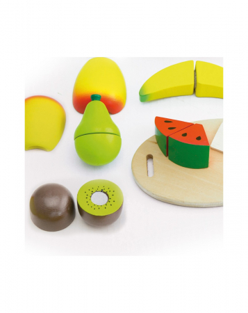 Set fructe feliate, lemn [5]
