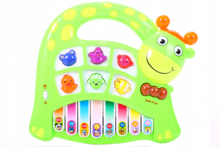 Jocuri si jucarii - Jucarie educationala pian, Girafa
