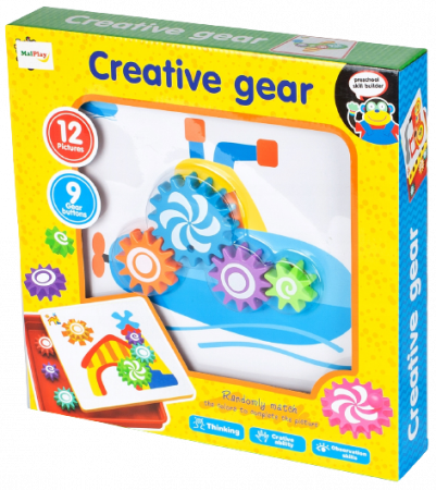 Jucarie educativa puzzle creativ Gear [7]