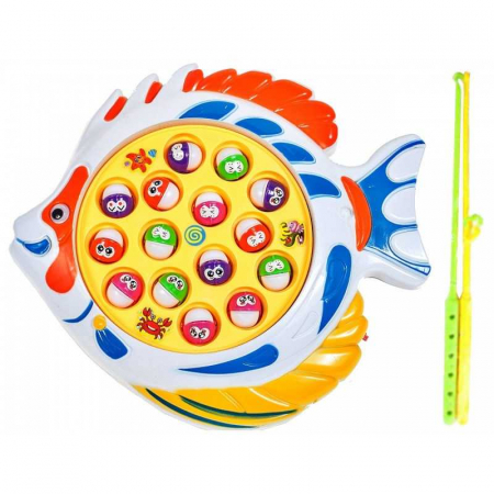 Jocuri si jucarii - Jucarie interactiva, set pescuit magnetic