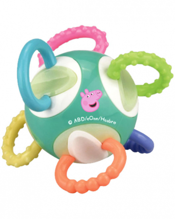 Joaca si timp liber - Jucarie mingiuta dentitie Peppa Pig