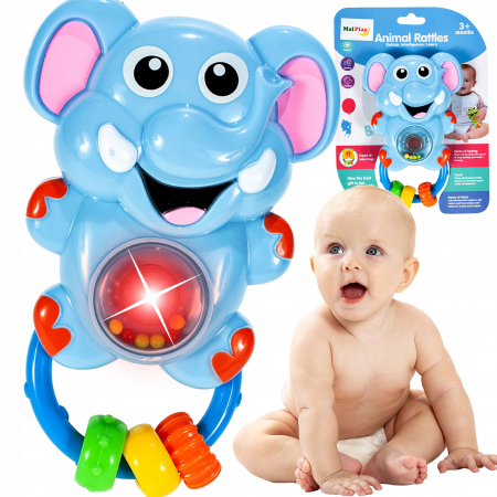 Jucarie zornaitoare muzicala cu lumini elefant [5]