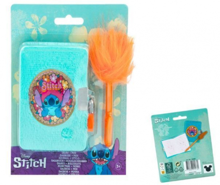 Jurnal Lilo & Stitch cu pix 18x14x2 cm [0]