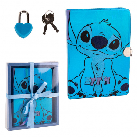 Totul pentru scoala - Jurnal sclipici Lilo & Stitch A5, 16x21 cm