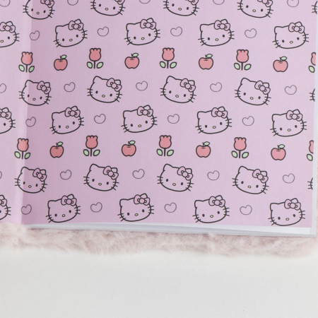 Jurnal pufos Hello Kitty urechi A5, 14,8x21 cm [4]