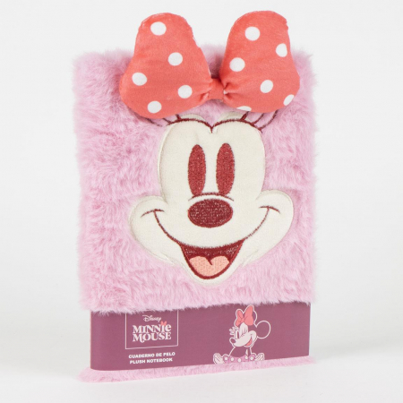 Agende si calendare - Jurnal pufos Minnie Mouse Disney urechi A5, 14,8x21 cm