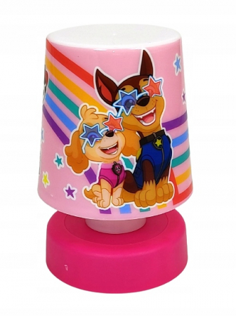 Home&Deco - Lampa de veghe Paw Patrol, 11x7.5 cm roz