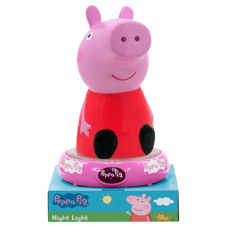 Home&Deco - Lampa de veghe Peppa Pig 3D, 25 cm
